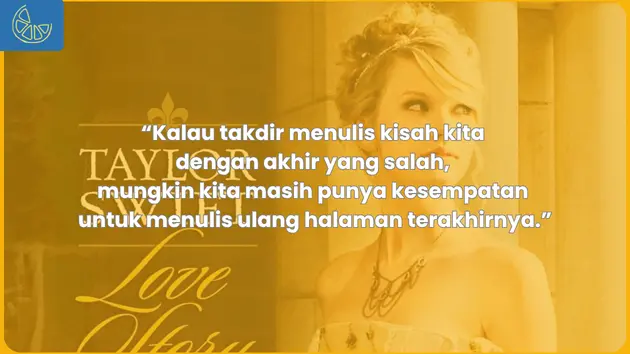 terjemahan lirik dan makna lagu taylor swift love story