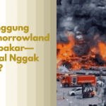 panggung tomorrowland terbakar