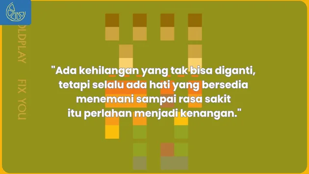 makna lagu coldplay fix you tentang apa