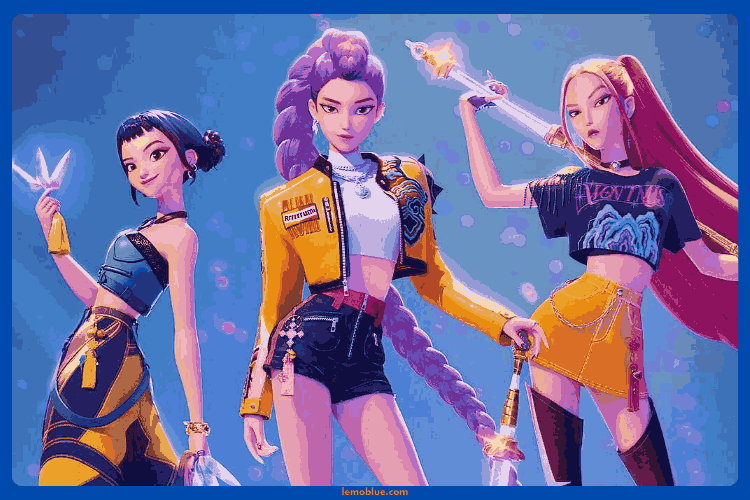 Pemeran di KPop Demon Hunters ikonik