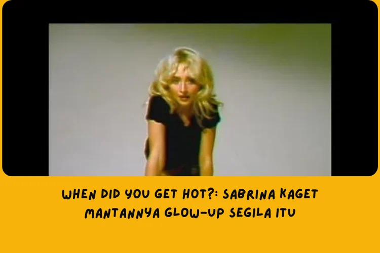Makna Lagu When Did You Get Hot? Sabrina Carpenter
