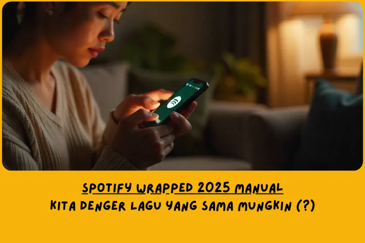 Spotify Wrapped 2025 Manual, Kita Denger Lagu yang Sama Mungkin (?) 