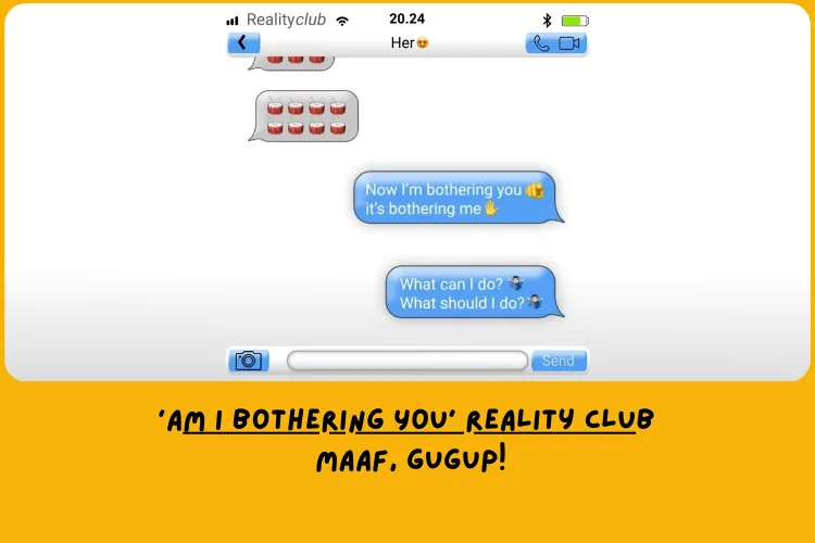 Dari Sudut Pandang Lemo Blue, Makna Lagu Am I Bothering You Reality Club Tentang