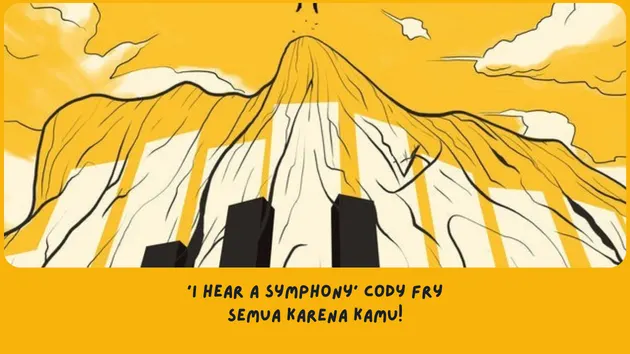 makna lagu i hear a symphony cody fry