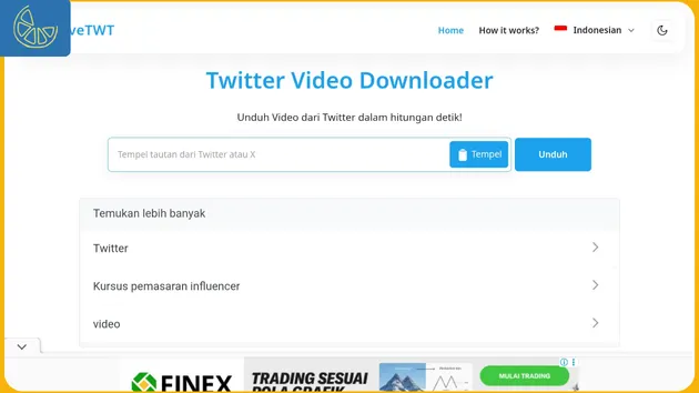 Cara Download Video di Twitter Kualitas HD savetwt