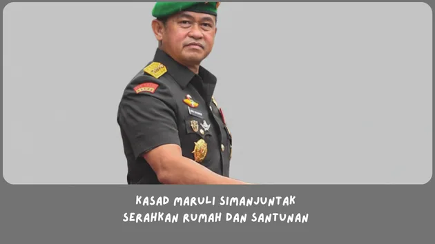 Kasad Maruli Simanjuntak Serahkan Rumah dan Santunan