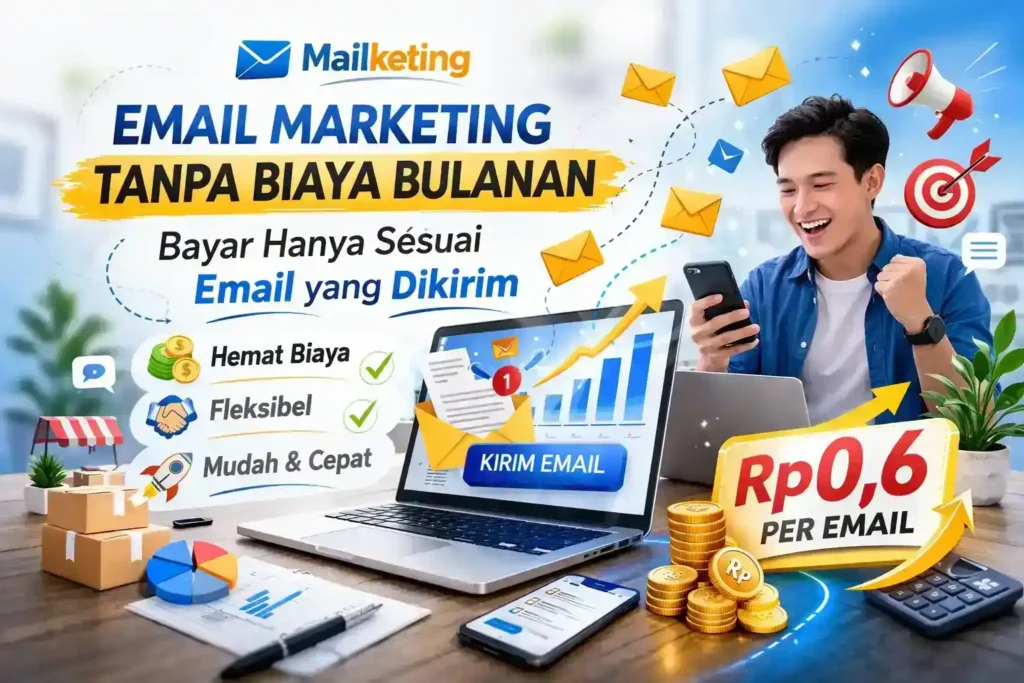 Email Marketing Tanpa Biaya Bulanan untuk Pengusaha Lokal