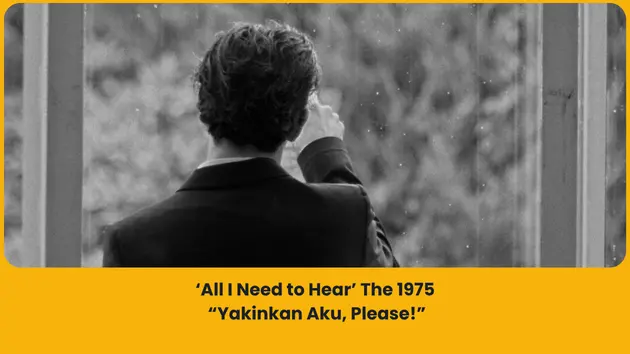 apa makna lagu all i need to hear dari the 1975